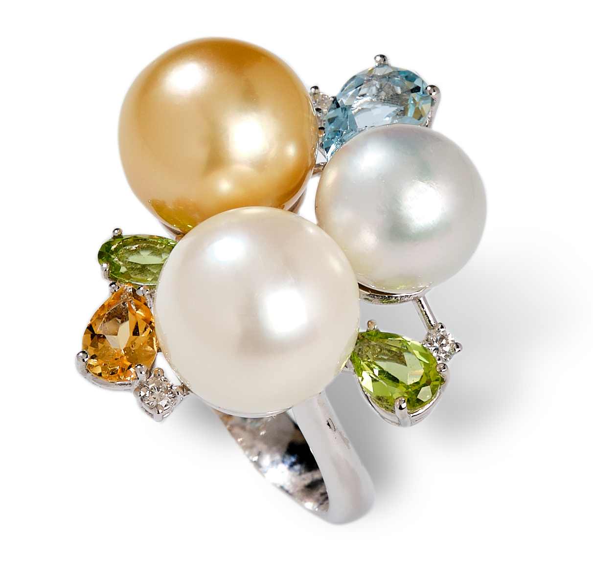 Pierre Sterlé Diamond and South Sea Pearl Brooch — MackloweGallery